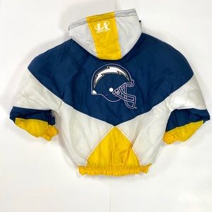 Logo Athletic Chargers puffer jacket